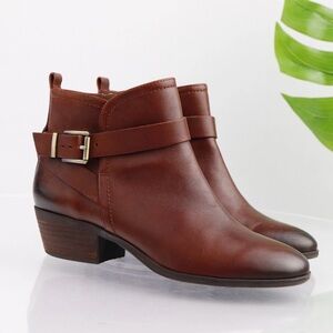 Vince Camuto Chestnut Peaner Ankle Booties